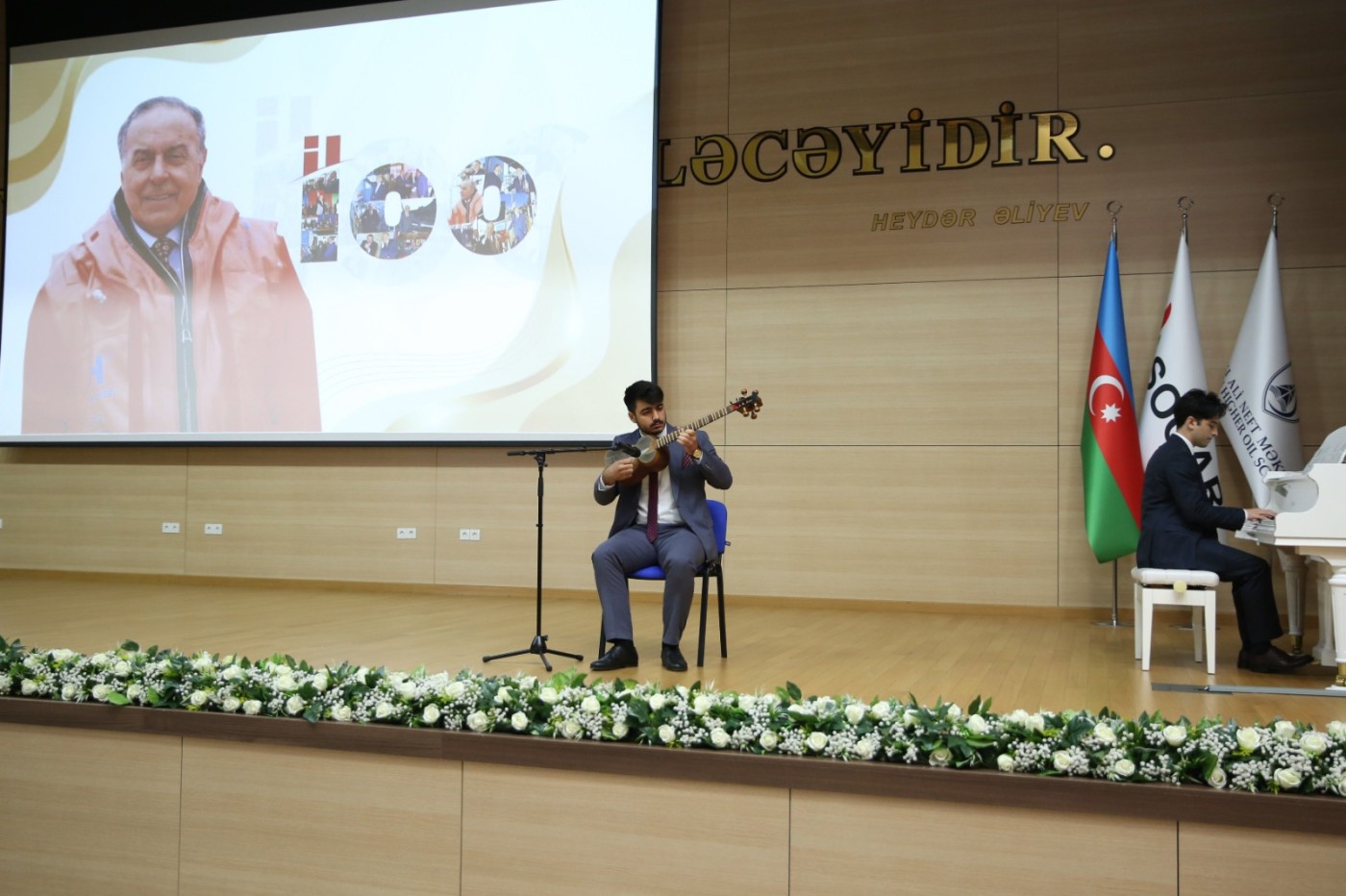 SOCAR BANM-də Ulu Öndər Heydər Əliyevin 100 illiyini qeyd etdi - FOTOLAR